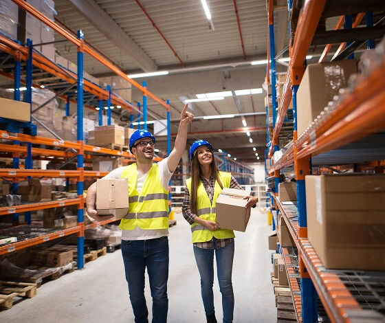 FIFO 3PL warehouse in Deer Park, New York — loading dock and building signage